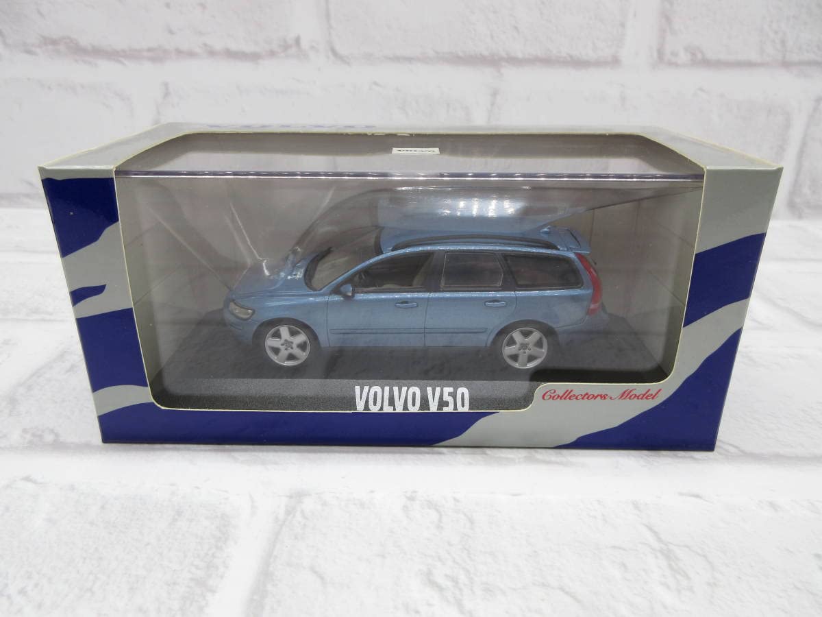 Amazon | ミニカー 1/43 ボルボ VOLVO V50 ライトブルー 水色