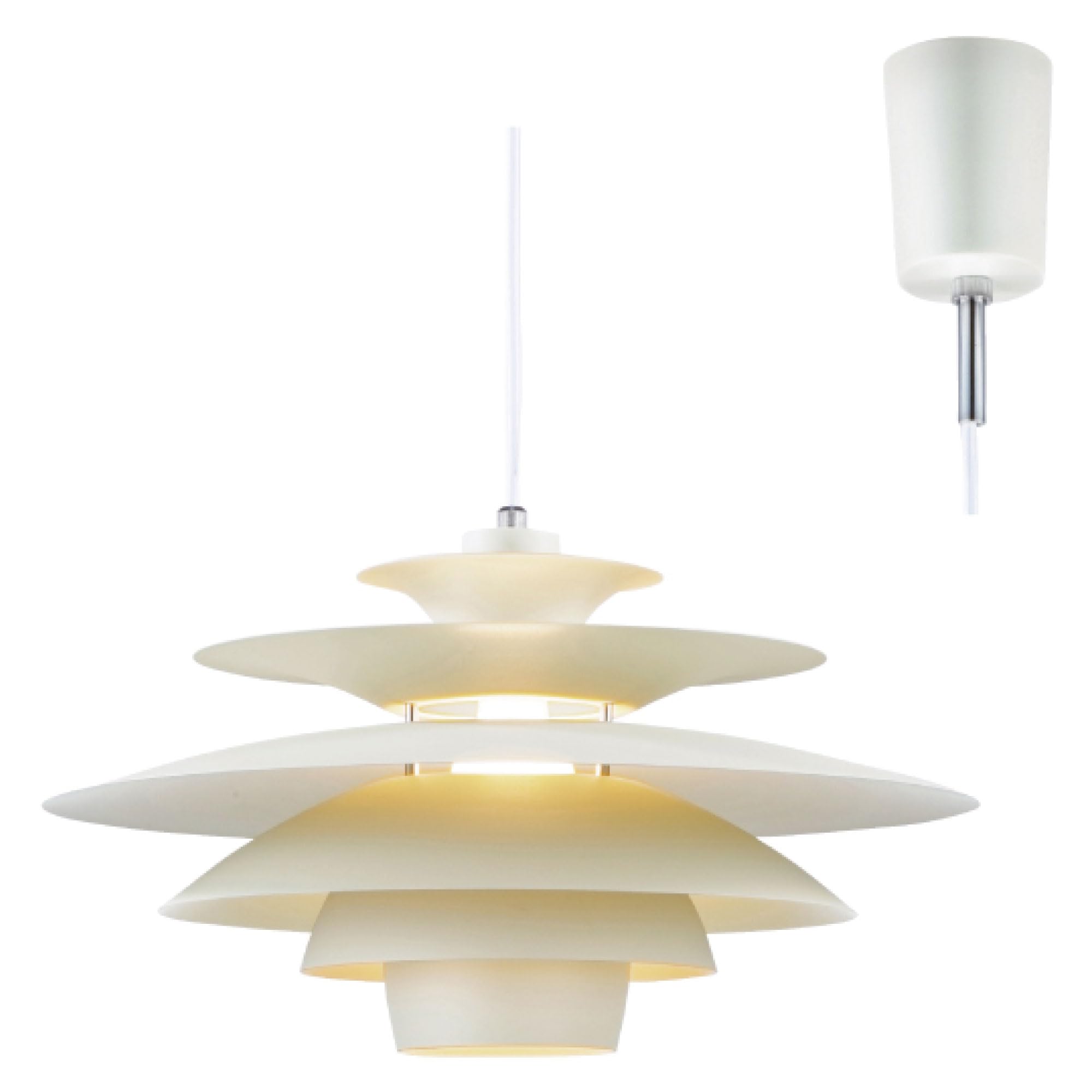 Amazon | インターフォルム ペンダントライト LT-8822WH ノルデン