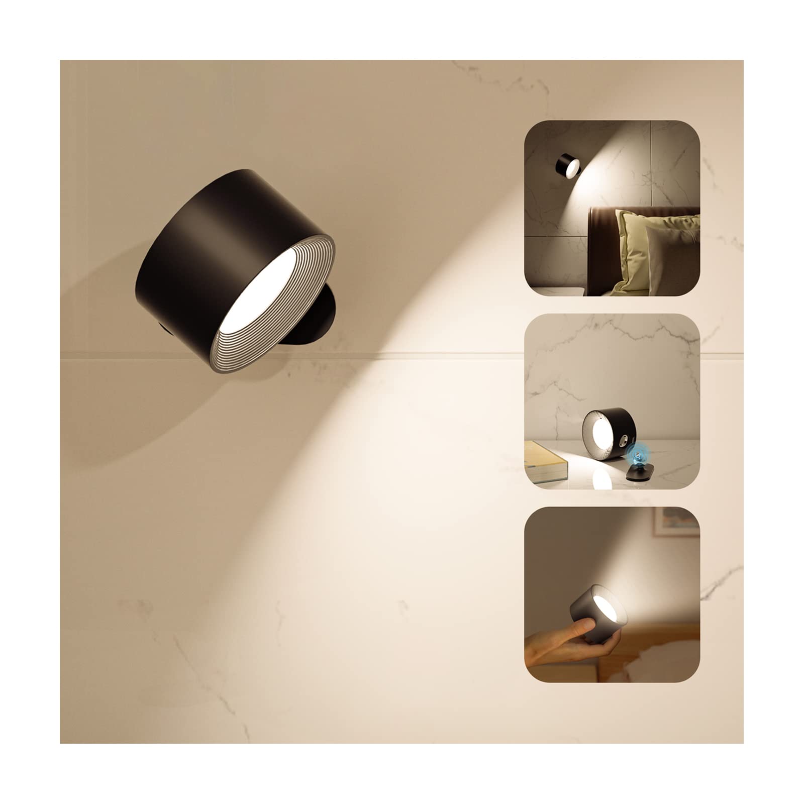 Amazon.co.jp : Feallive LED ブラケットライト スポット3段階調光調