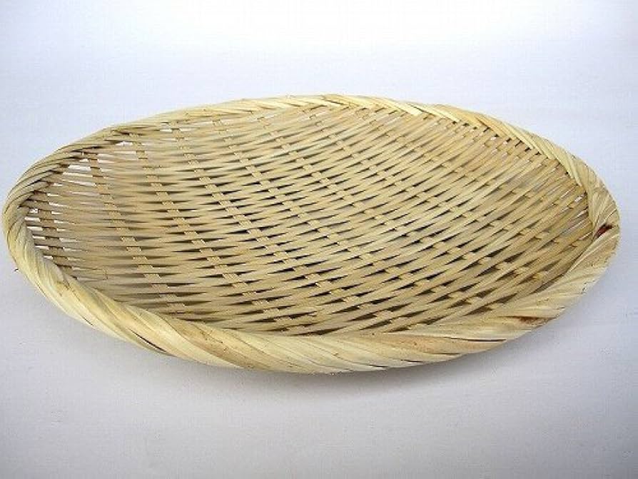 Amazon｜お蕎麦や鍋に 竹製 盆ざる 18cm 竹ざる 盆ザル 水切りざる