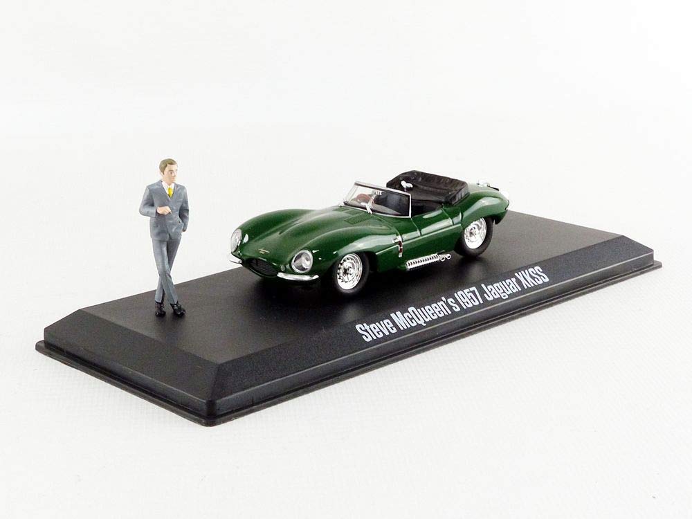 Amazon | グリーンライト 1/43 1956 ジャガー XKSS & スティーブ