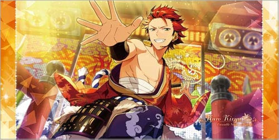 Amazon.co.jp: あんさんぶるスターズ! 鬼龍紅郎 ビジュアルバスタオル