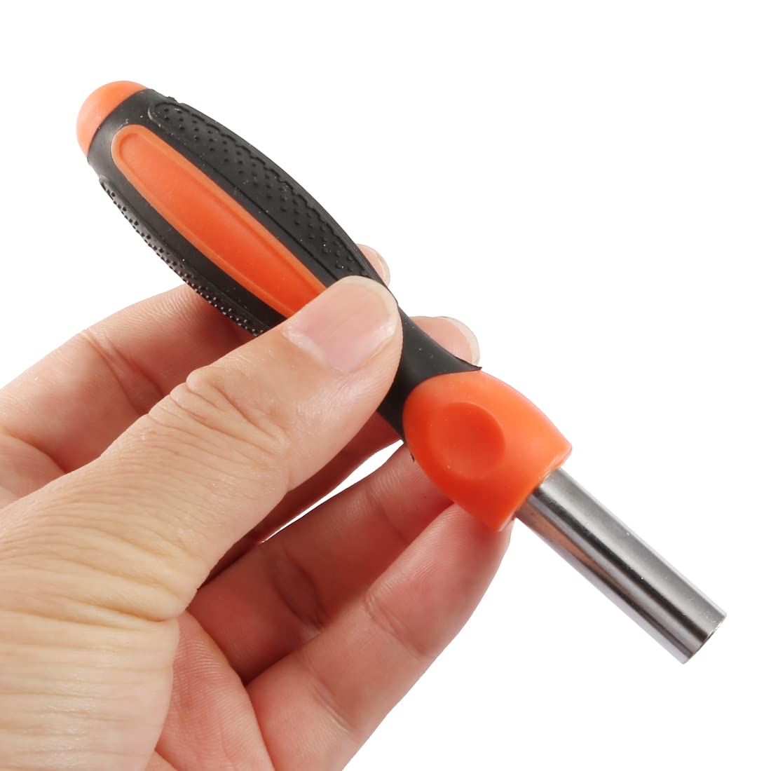 uxcell Screwdriver Non-Slip Wrench Handle 1/4 Inch Drive Magnetic