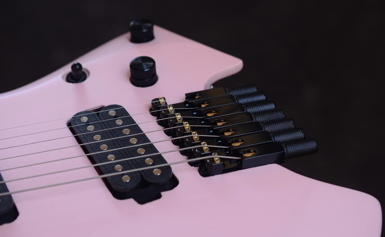 Amazon | 2022 NKGuitar 扇形フレット 7 弦ヘッドレスエレキギター