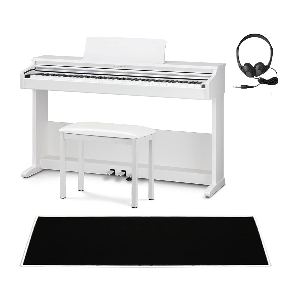 Amazon | KAWAI KDP75W 電子ピアノ 88鍵盤 ブラック遮音カーペット(小
