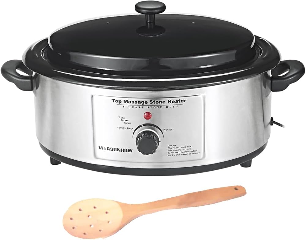 Amazon.com: Massage Stones Warmer Hot Stone Heater - 6 Quart