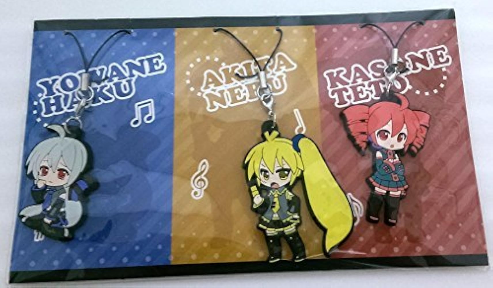 Amazon.co.jp: ラバーストラップ 弱音ハク 亞北ネル 重音テト 3点