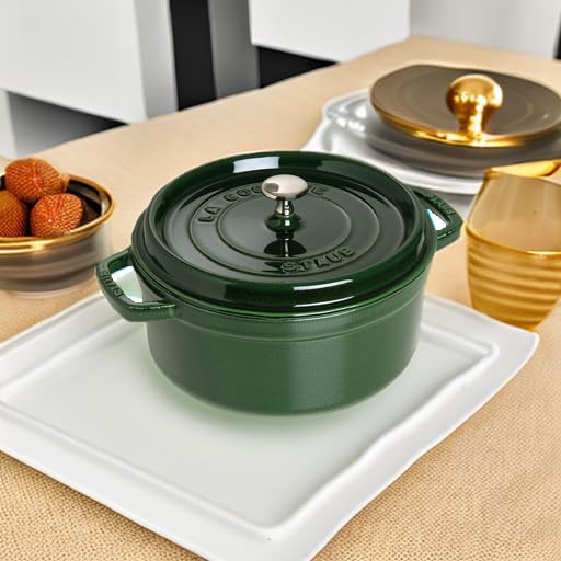 Amazon｜ストウブ(Staub) 「 ピコ ココット ラウンド バジルグリーン
