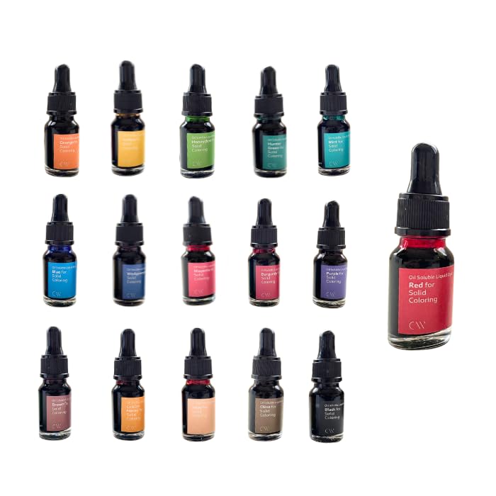 Amazon | ミルティクラフト リキッドカラー 液体染料 10ml× 16色セット