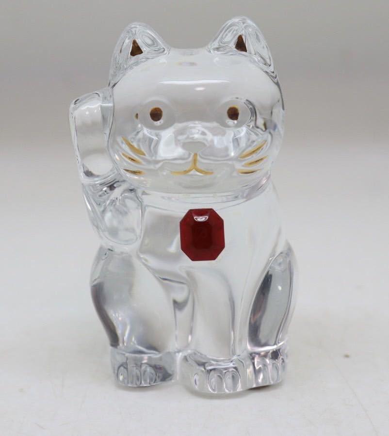 Amazon.co.jp: バカラ BACCARAT まねき猫 招き猫 ラッキーキャット