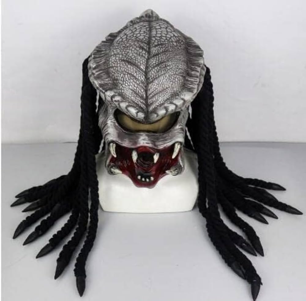 Amazon.co.jp: プレデターマスクオートバイヘッドギアプレデター