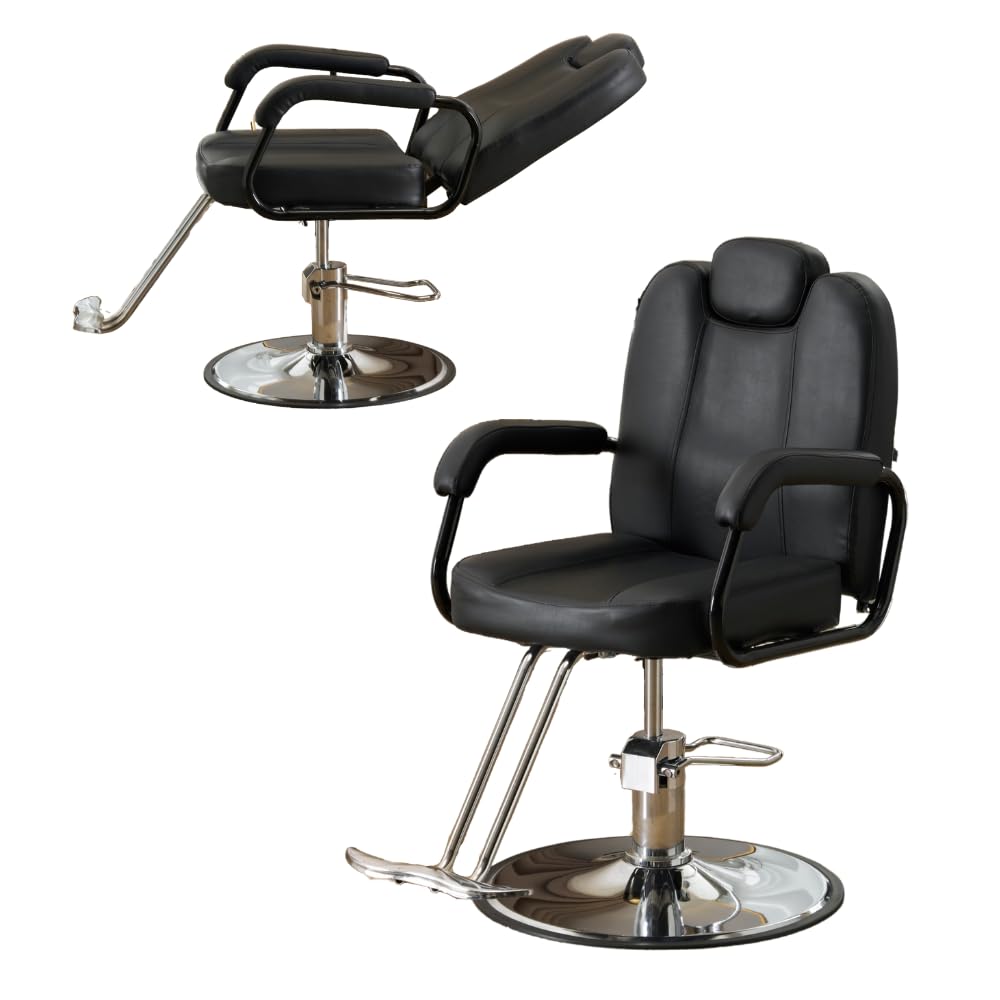 Amazon｜シャンプーチェア リクライニングチェア 360度回転 93°-140