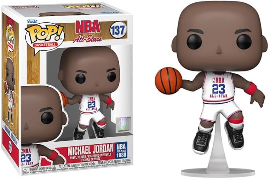 Amazon.com: Funko Michael Jordan 1988 All-Star + Pop Protector