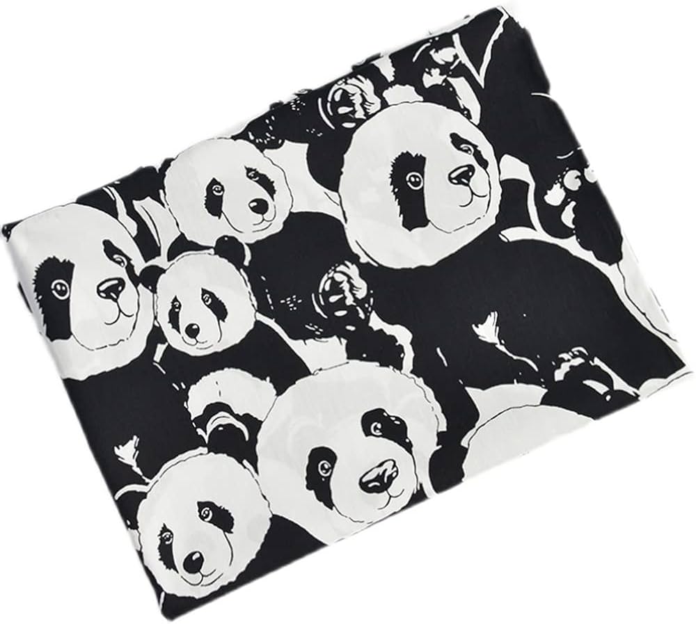 Amazon | 生地 パンダ かわいい パンダ柄 布 コットン プリント生地