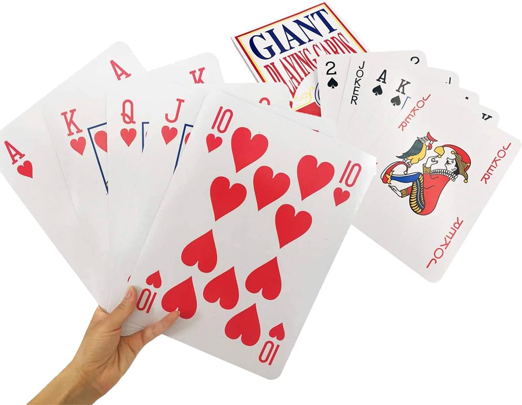 Amazon.co.jp: Thecom トランプ ビック トランプ 大型 大きい A4サイズ