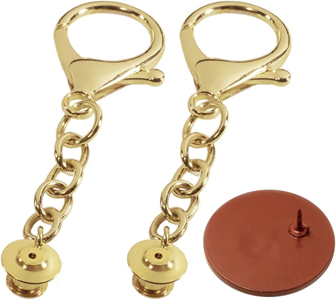 Amazon.co.jp: YUYAKESHI バッジ パーツ バッジ用 ピンバッジ 針径1mm