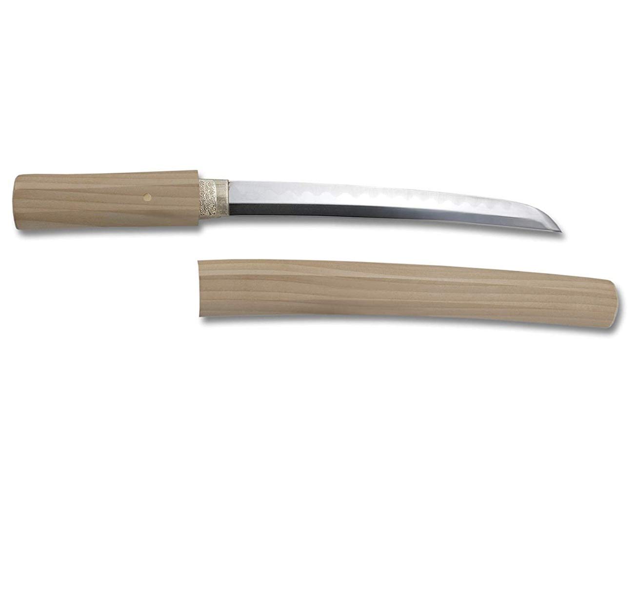 Amazon.co.jp: 【お守り刀】是寿刀 白鞘 短刀 9寸 zs-505 27682