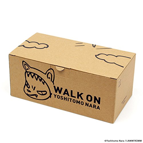 Amazon.co.jp: 奈良美智 パタパタクロック [WALK ON(ベージュ