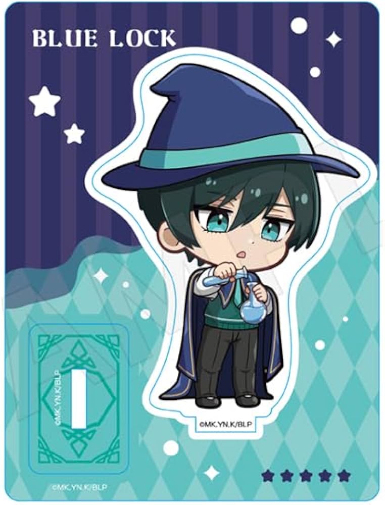 Amazon.co.jp: ブルーロック 糸師 凛 ミニキャラスタンド 魔法使いver