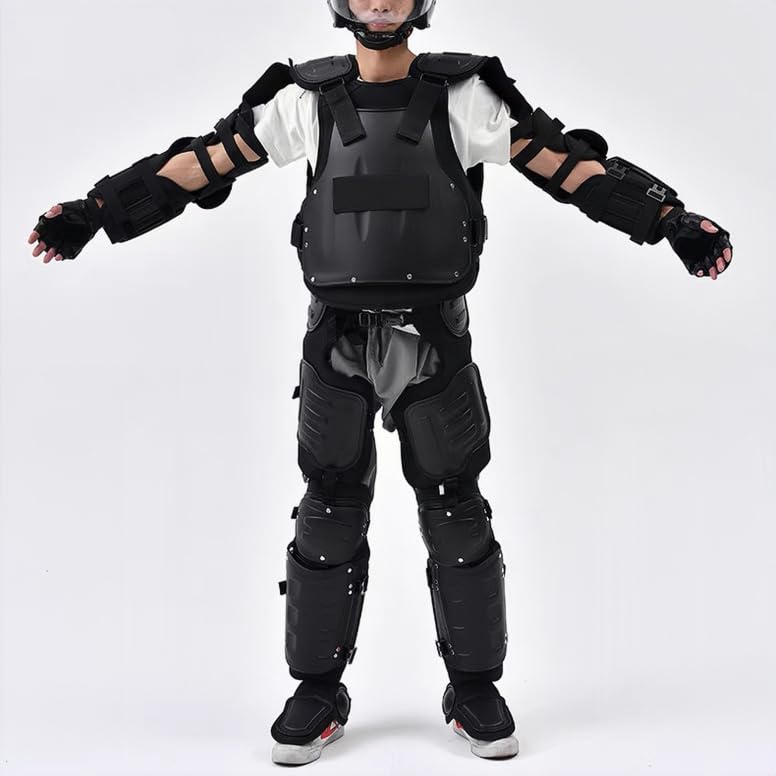 Amazon | Warayumi 暴動防護服 全身防護鎧セット ボディプロテクター