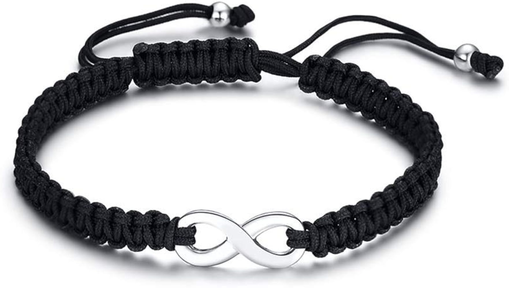 Amazon | AIKS メンズブレスレット 編み込み ステンレス 横向き 数字