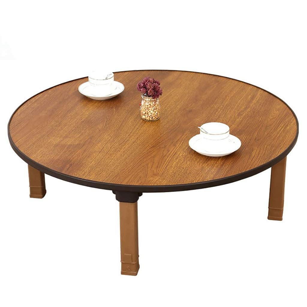 Amazon.com: TALSAK Round Folding Tea Coffee Table, Japanese-Style