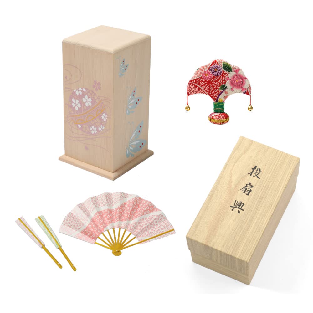 Amazon.co.jp: 投扇興セット まり蝶 西野工房 とうせんきょう 京都文化