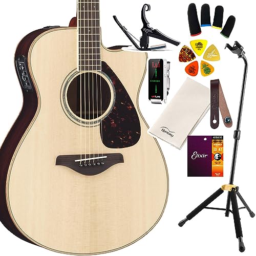 Amazon | YAMAHA FSX875C NT(ナチュラル) ギター担当厳選 アコギ初心者