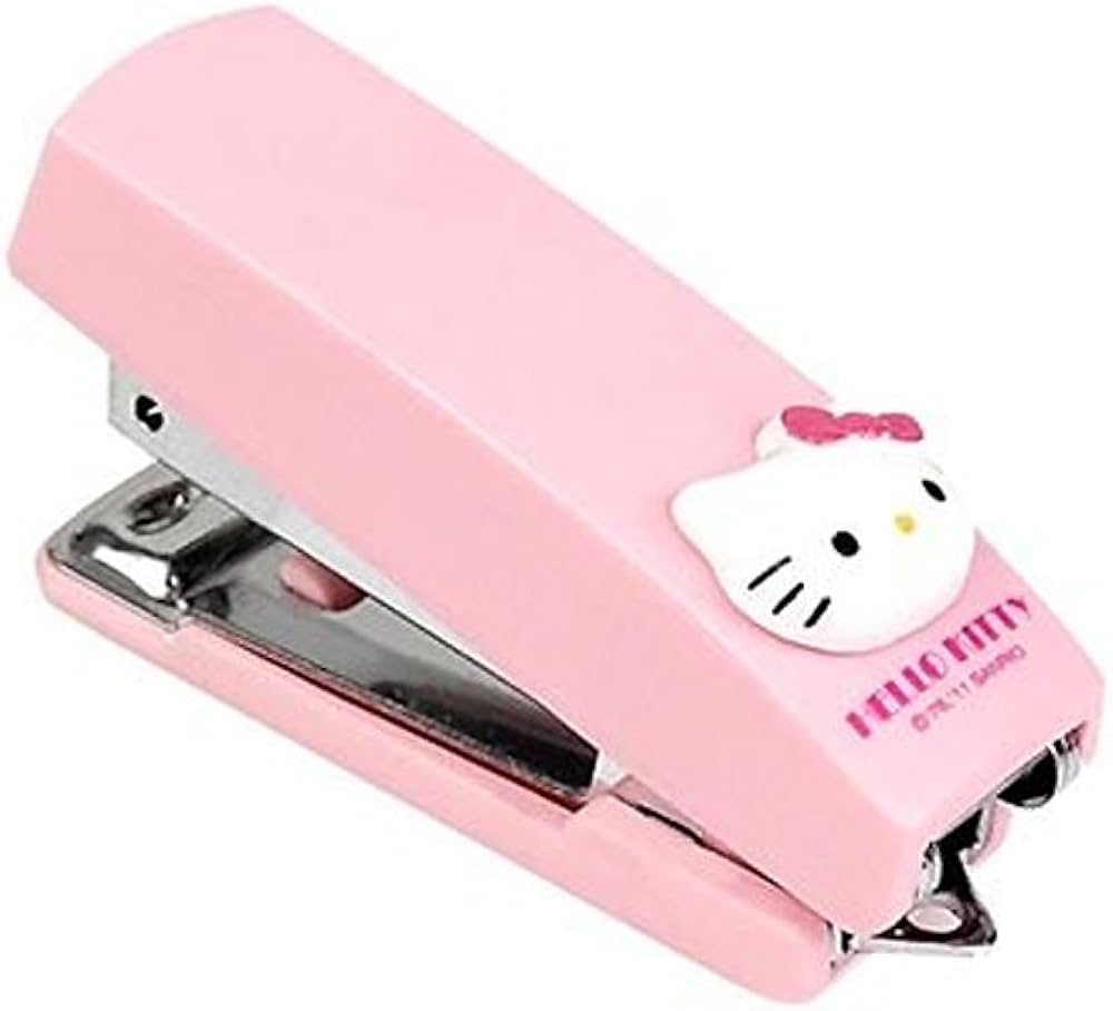 Amazon | サンリオ ハローキティ オフィス 学校 文具 ミニ ホッチキス