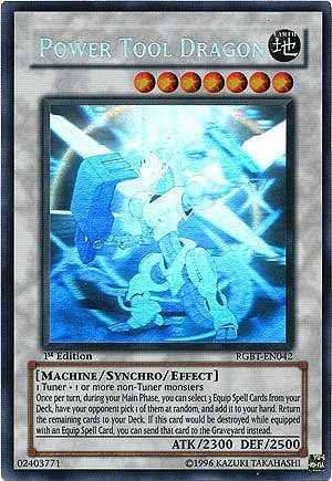 Amazon.com: Yu-Gi-Oh! - Power Tool Dragon (RGBT-EN042) - Raging