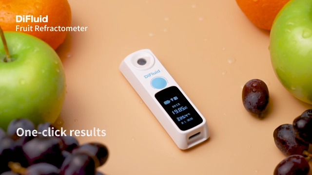 Amazon | DiFluid デジタル糖度計 Bluetooth内蔵 IP67防水構造 Brix0