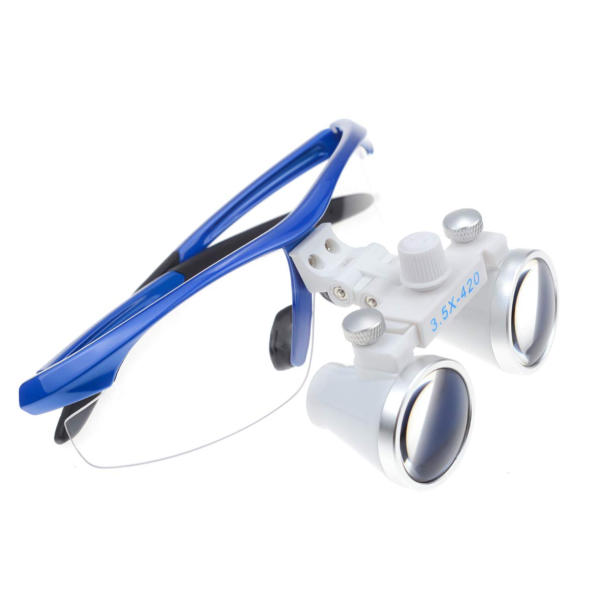 Amazon.co.jp: 拡大鏡 双眼ルーペ メガネ式拡大鏡 3.5倍拡大鏡 420mm