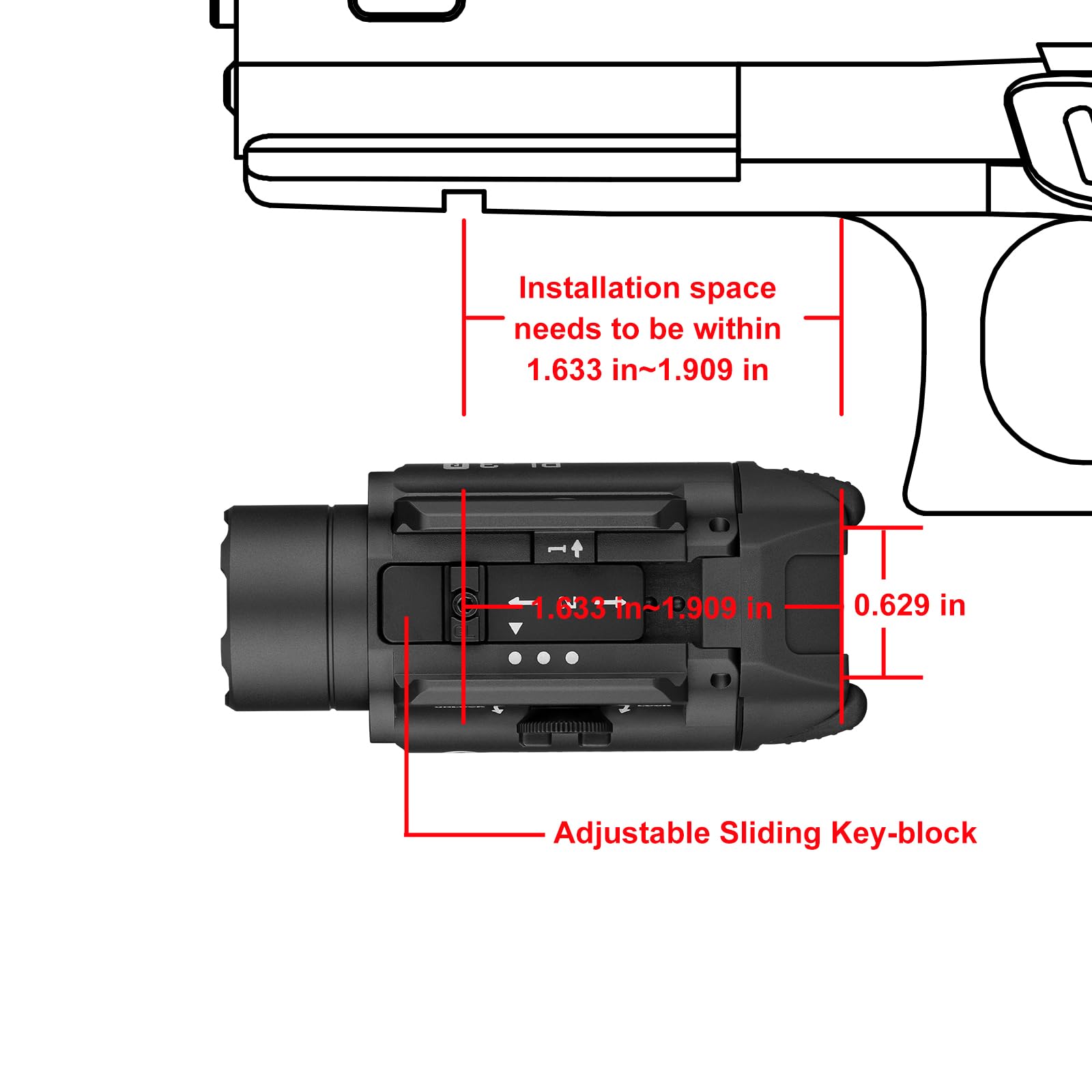 Amazon.co.jp: OLIGHT PL-3R Valkyrie 充電式タクティカルライト 1500