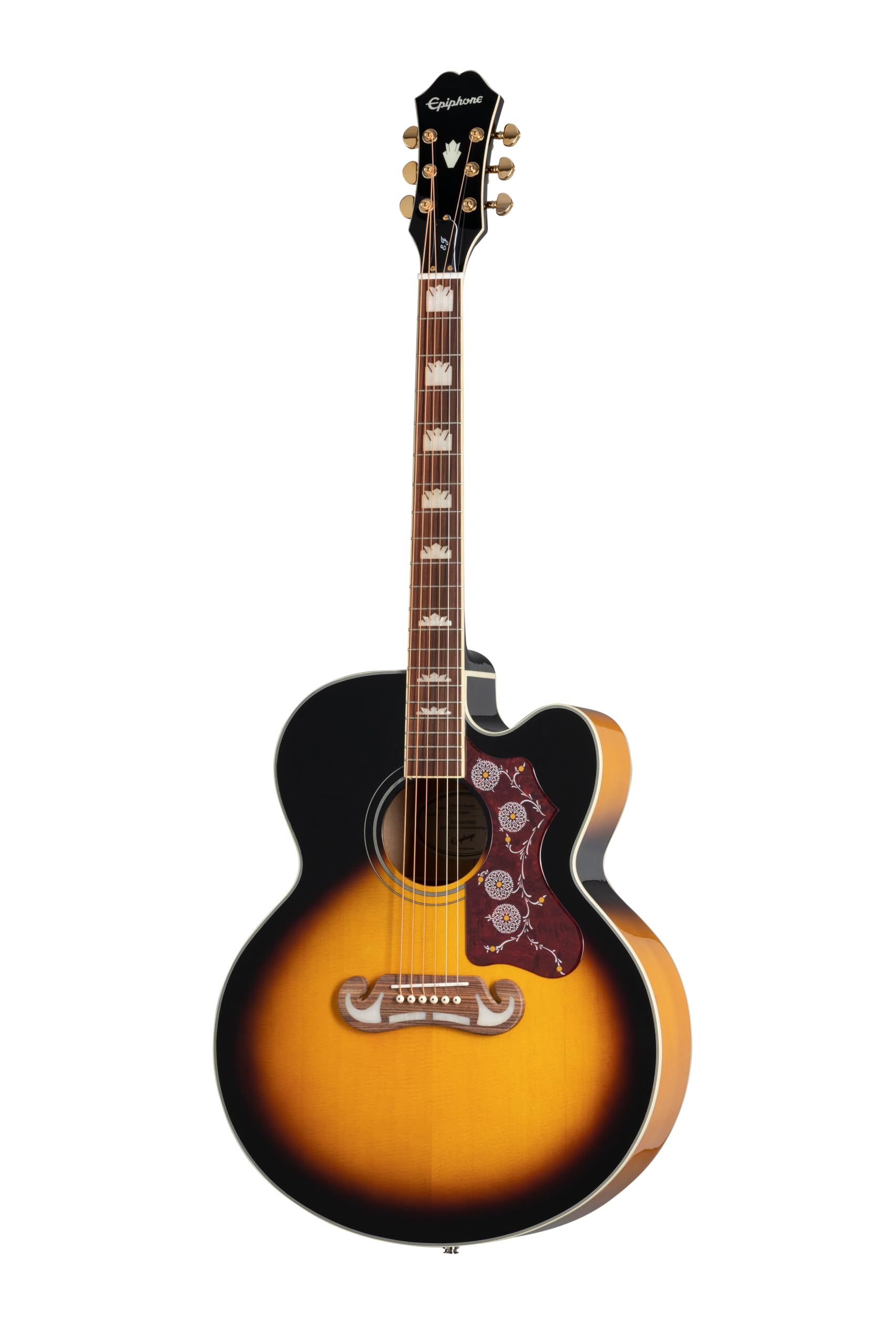 Amazon | Epiphone EJ-200CE Vintage Sunburst エレアコギター