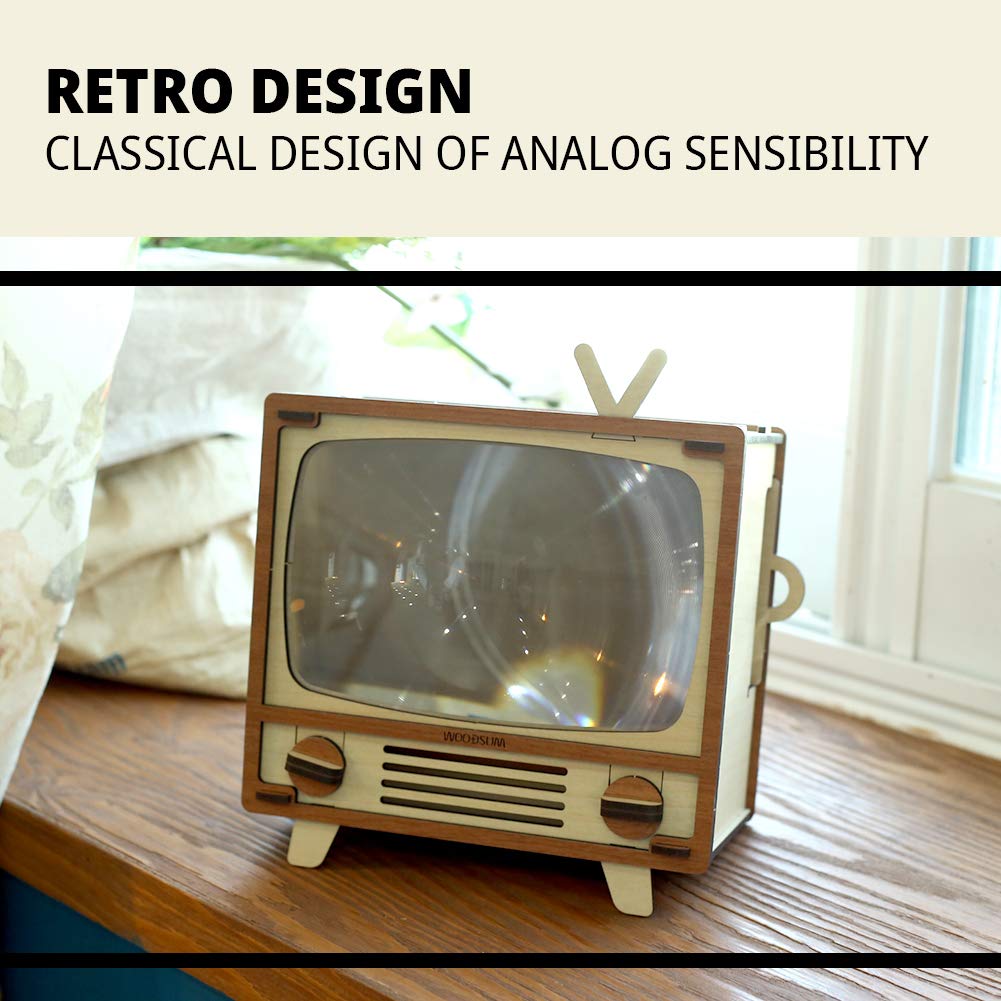 Amazon | WOODSUM 完全機能木製3DパズルスマートフォンテレビDIYキット