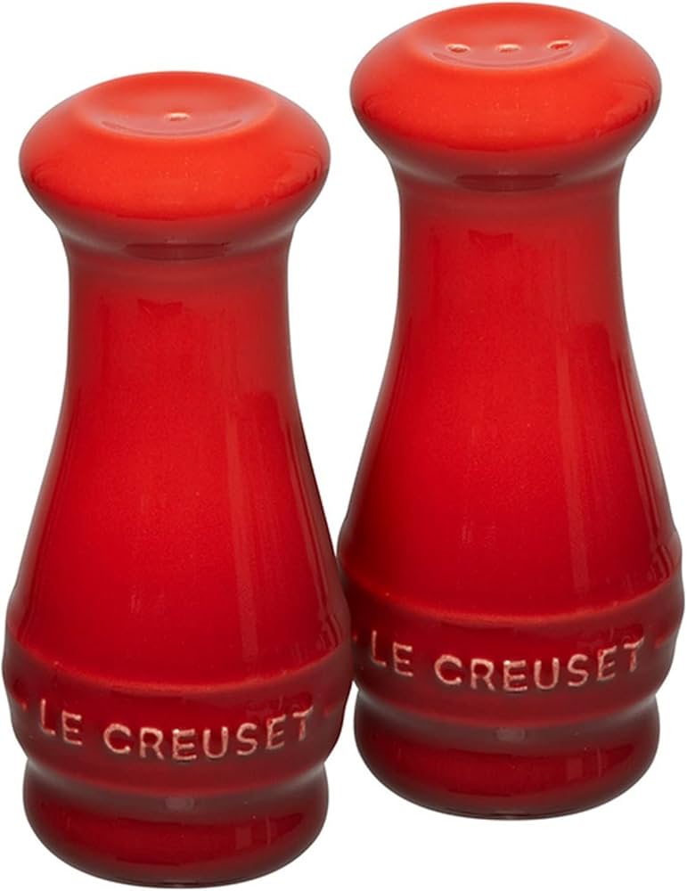 Amazon.com: Le Creuset Salt And Pepper Shaker Kit 110 Ml Red: Home