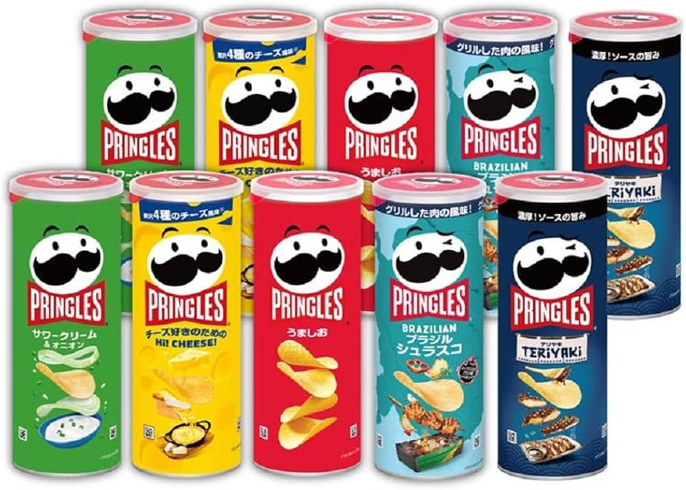 Amazon.co.jp: プリングルズ M缶 5種*2本アソートセット