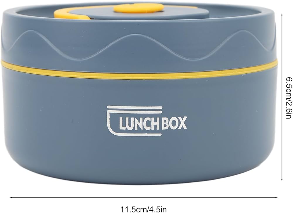 Amazon｜保温調理鍋 420ml 304 ステンレス鋼二重層ポータブル丸型保温