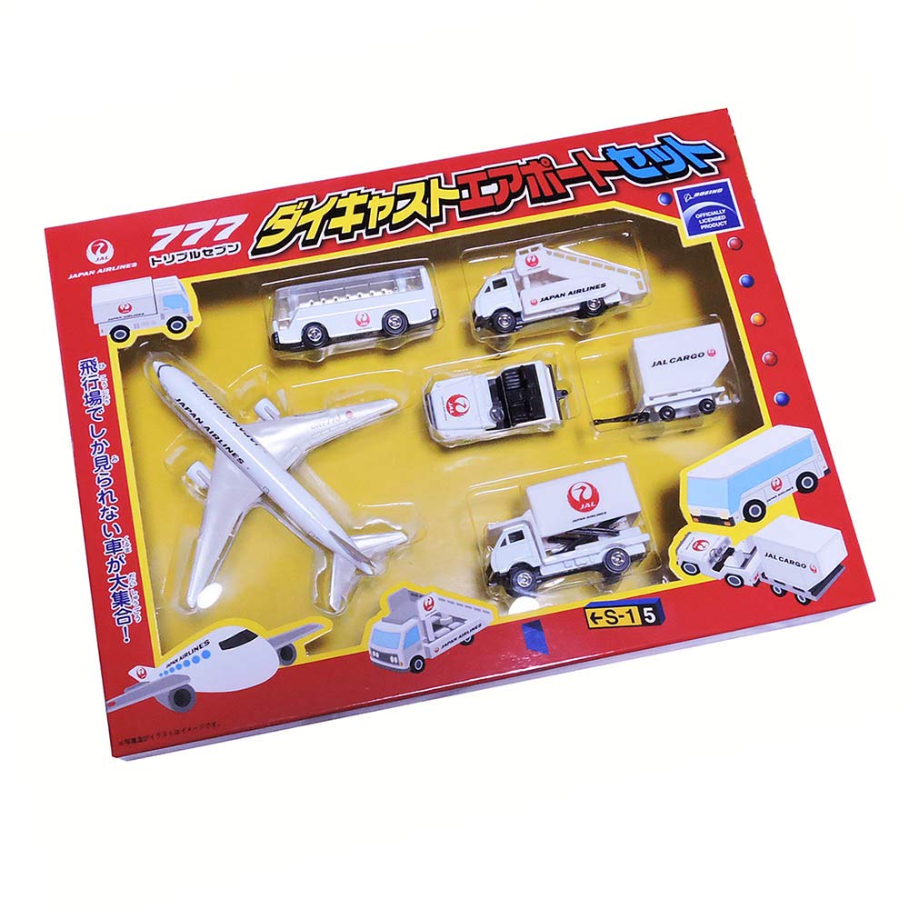 Amazon.co.jp: ダイキャスト エアポートセット JAL 777 トリプルセブン