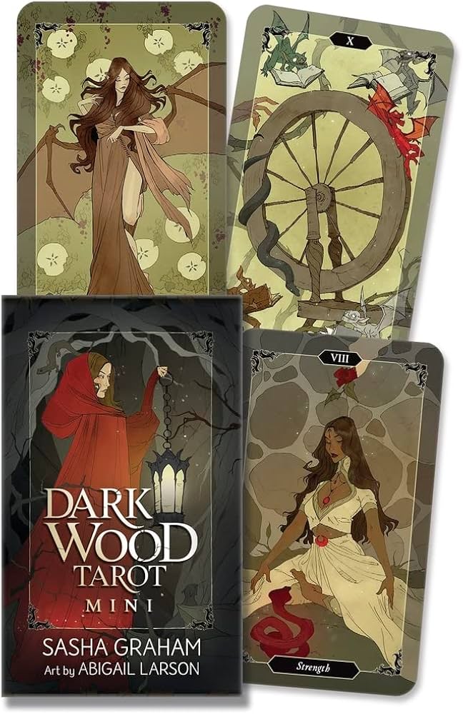 Dark Wood Tarot Mini Deck: Graham, Sasha, Larson, Abigail