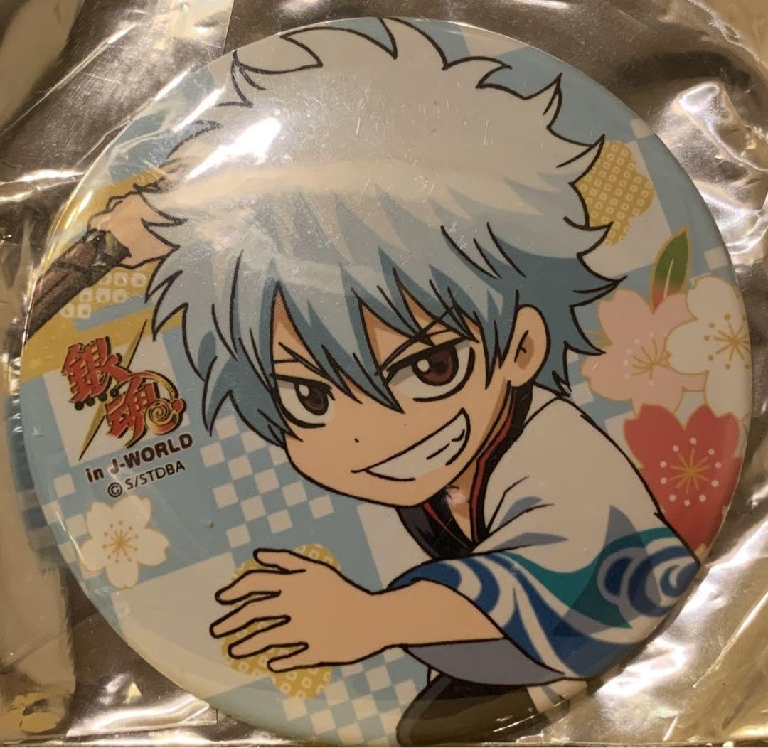 銀魂 キャラバッジコレクション 坂田銀時 幼少期 缶バッジ 銀時 銀魂