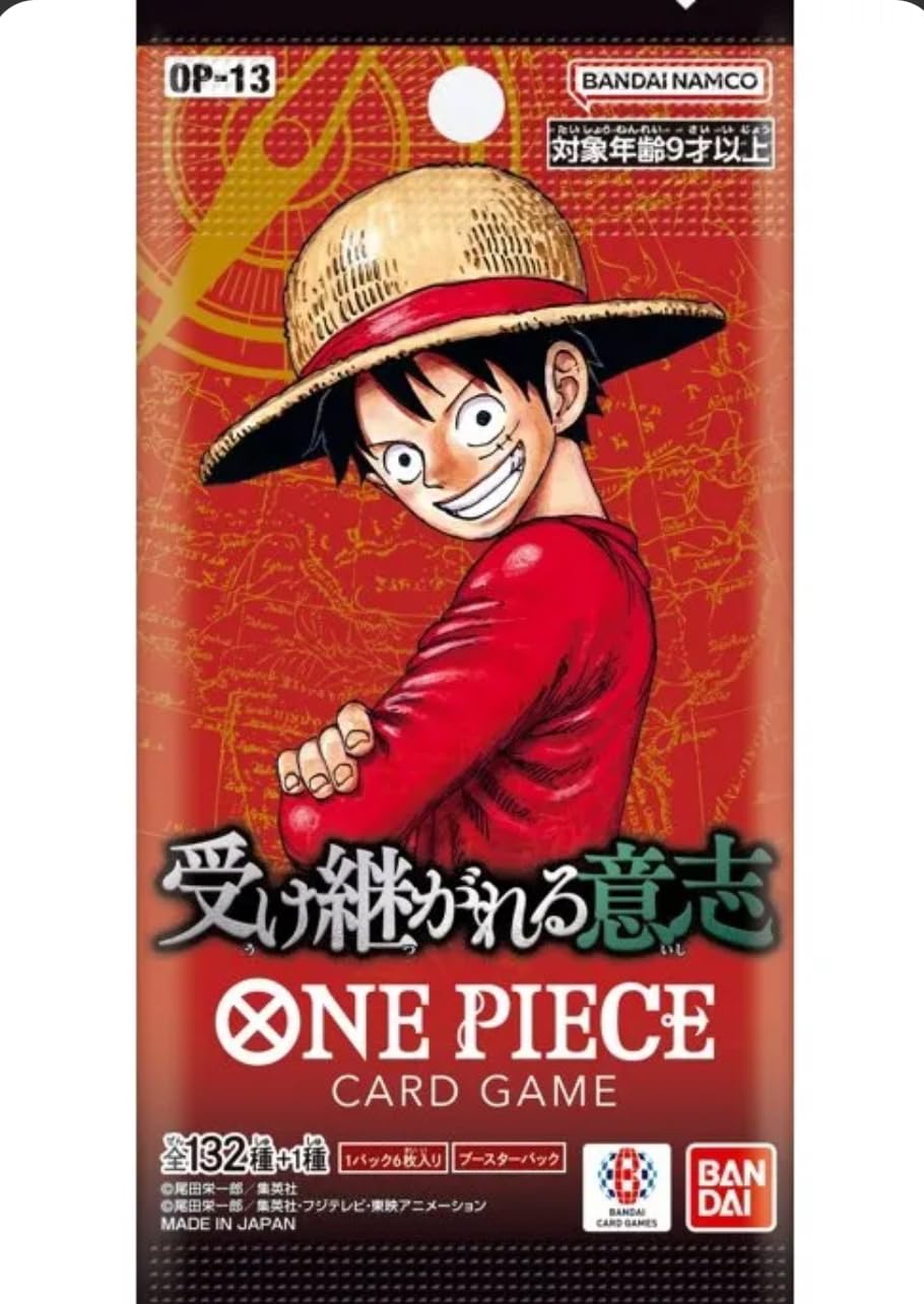 Amazon.co.jp: 【パック単品】ワンピースカード 受け継がれる意志【OP