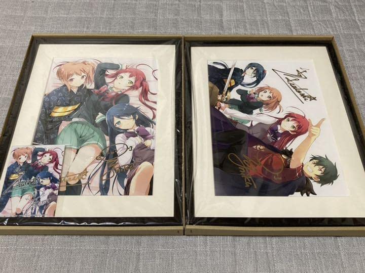 Amazon.co.jp: はたらく魔王さま 大電撃文庫展 直筆サイン入り 複製