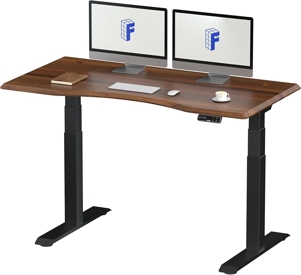 Amazon | FLEXISPOT スタンディングデスク メーカー5年保証 電動式昇降