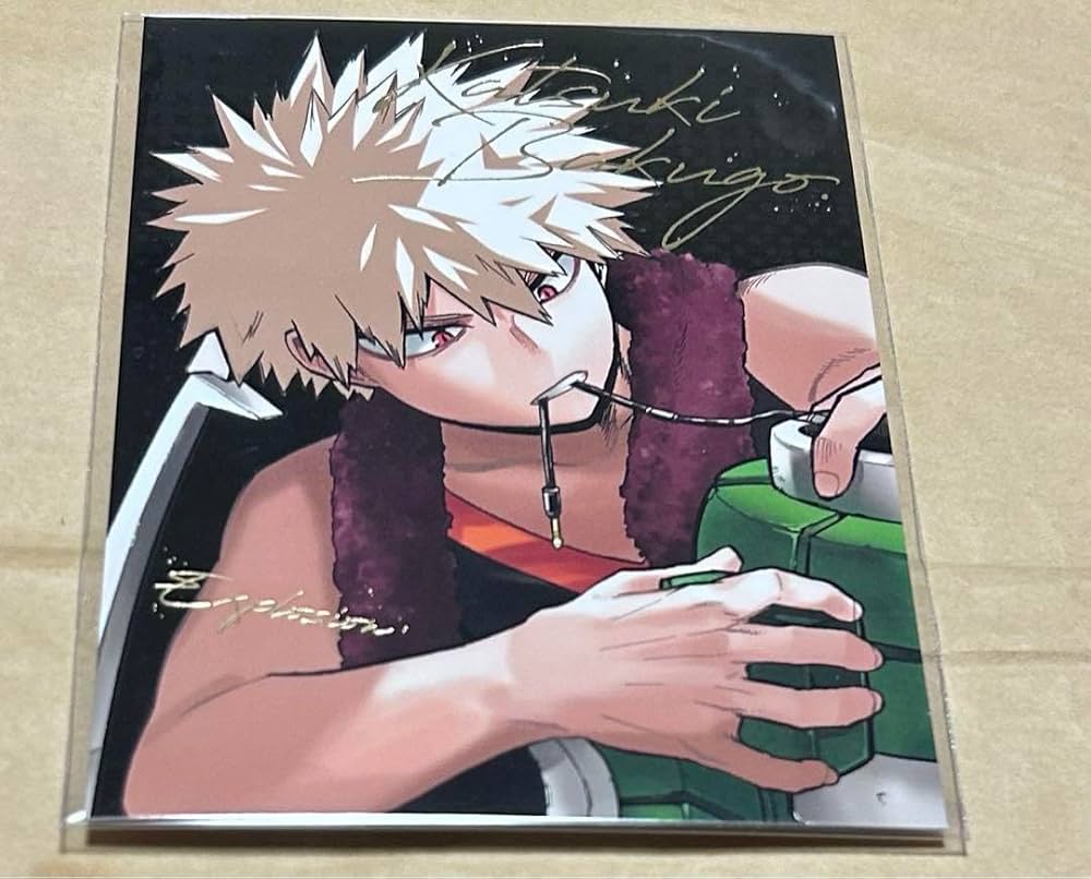 Amazon.co.jp: 僕のヒーローアカデミア ヒロアカ展 ポストカード 爆豪