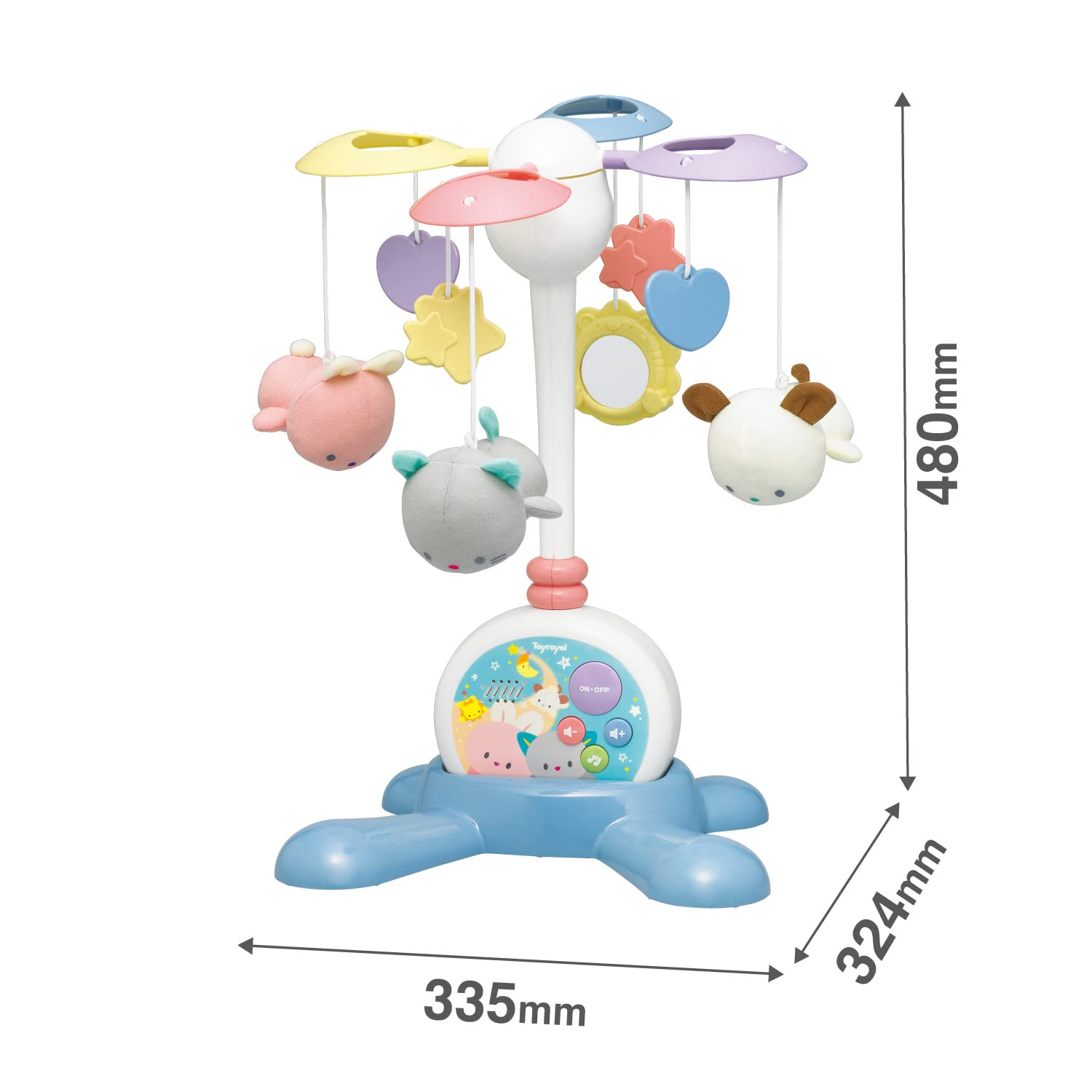 Amazon.co.jp: トイローヤル やすらぎふわふわメリー ( 自動オフ