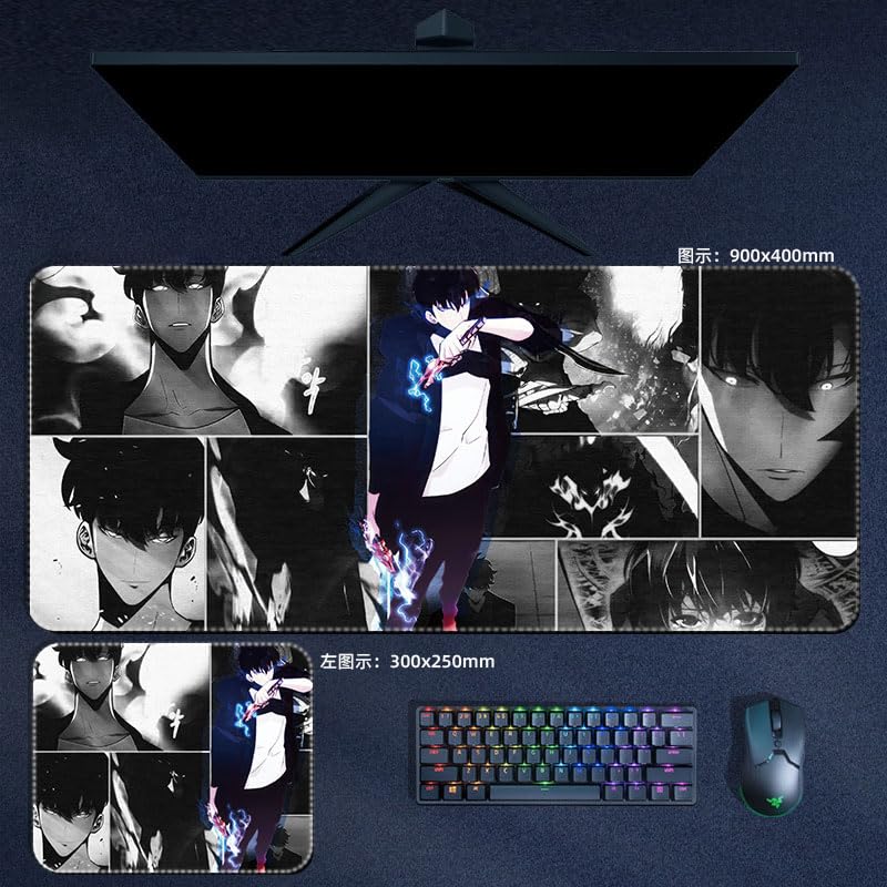 Amazon.co.jp: 俺だけレベルアップな件 マウスパッド 水篠旬 諸菱 賢太