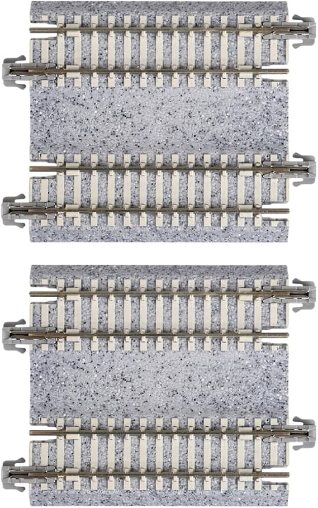 Amazon.com: Kato USA Inc. N 2-7/16 Double Track Straight Concrete