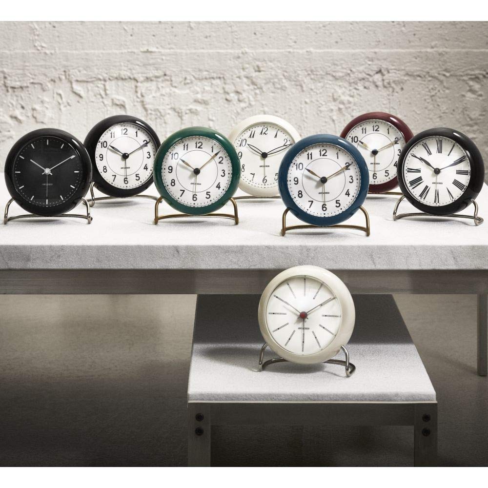 Amazon.com: Arne Jacobsen Table Clock City Hall with Alarm : Home