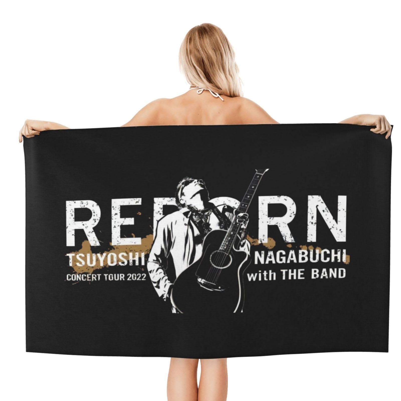 Amazon｜長渕剛6 マイクロファイバー バスタオル 大判 タオル 掛けれる